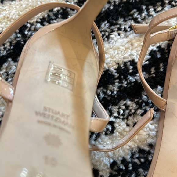 STUART WEITZMAN STARLA 105 LEATHER SANDAL - Picture 7 of 8